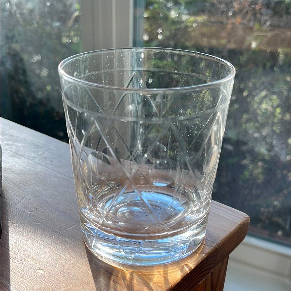 Crystal Clear Glass Tumbler